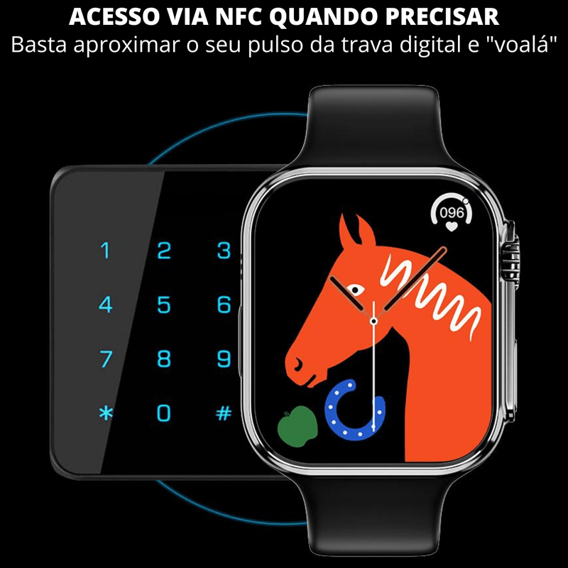 Smartwatch SE Ultra Series 8 | iPhone e Android [Lançamento 2023] + BRINDE