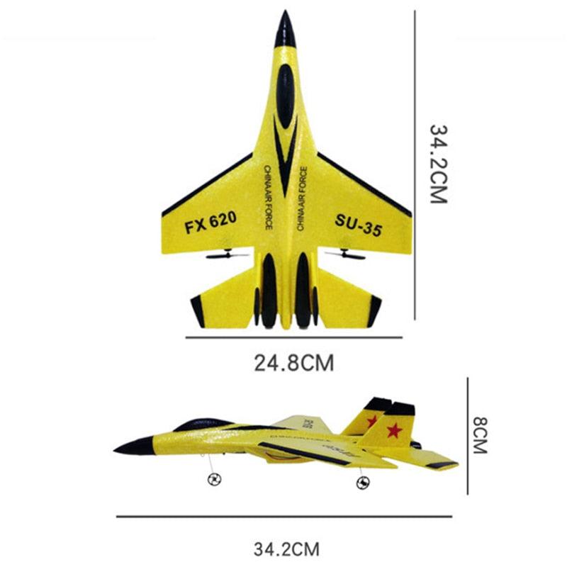 Avião de Controle Remoto Anti Impacto FX-820