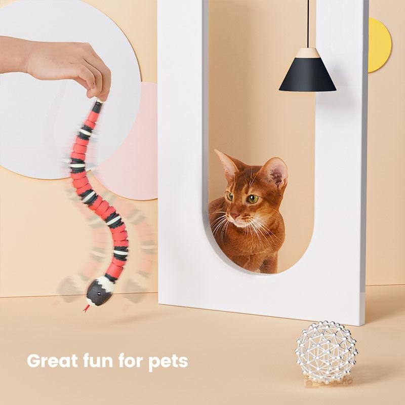 Brinquedo Interativo Inteligente para Gatos - Snake Cat